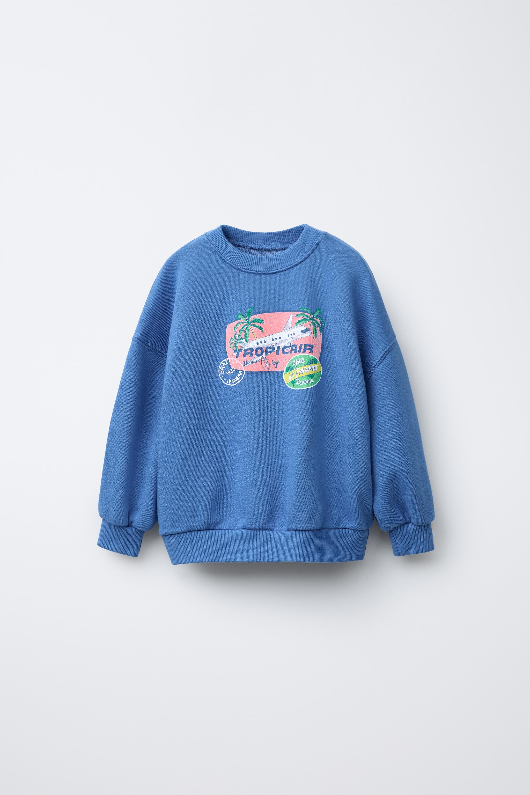 PATCH PRINT SWEATSHIRT