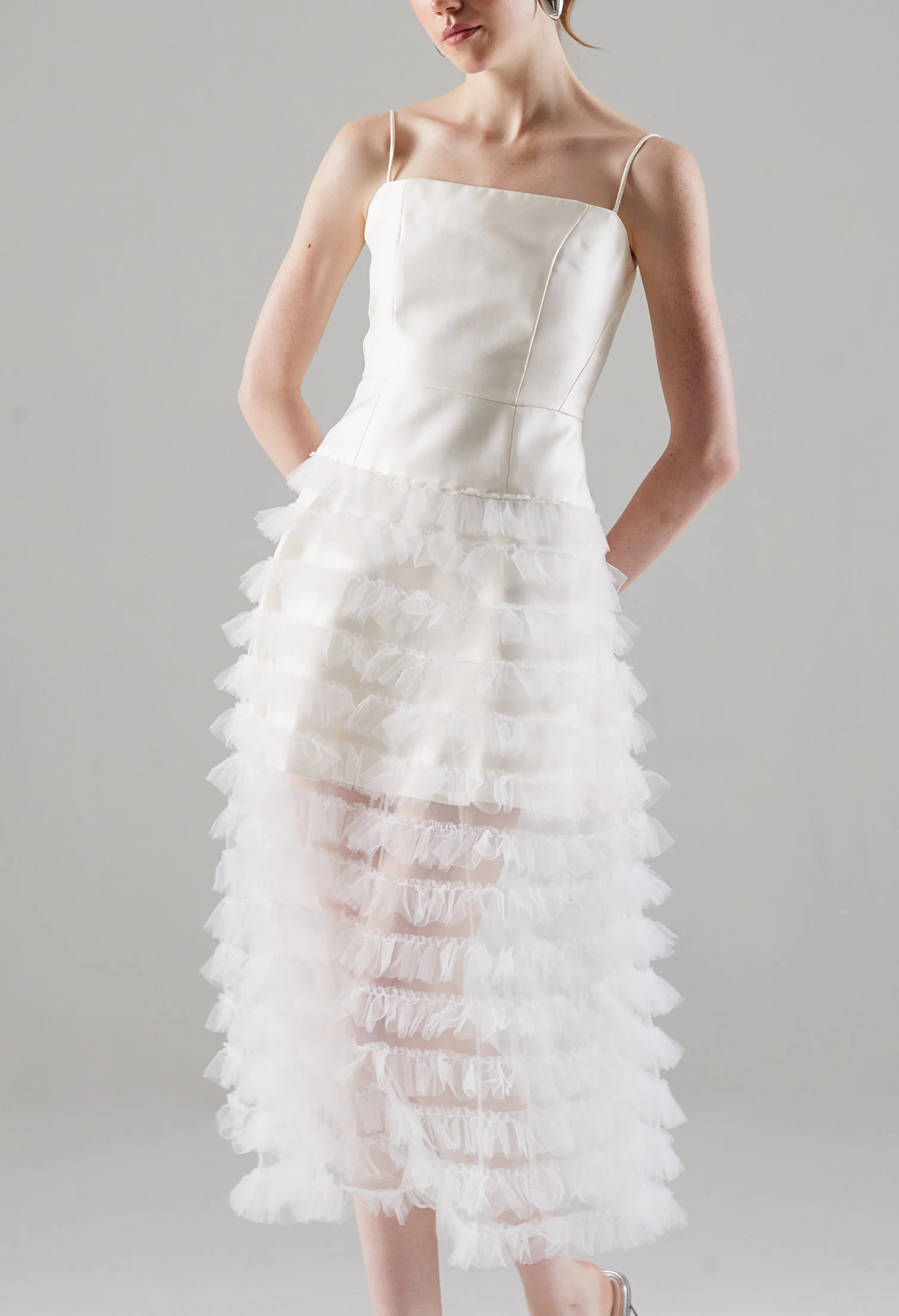 Puffy Chiffon Tulle Dress