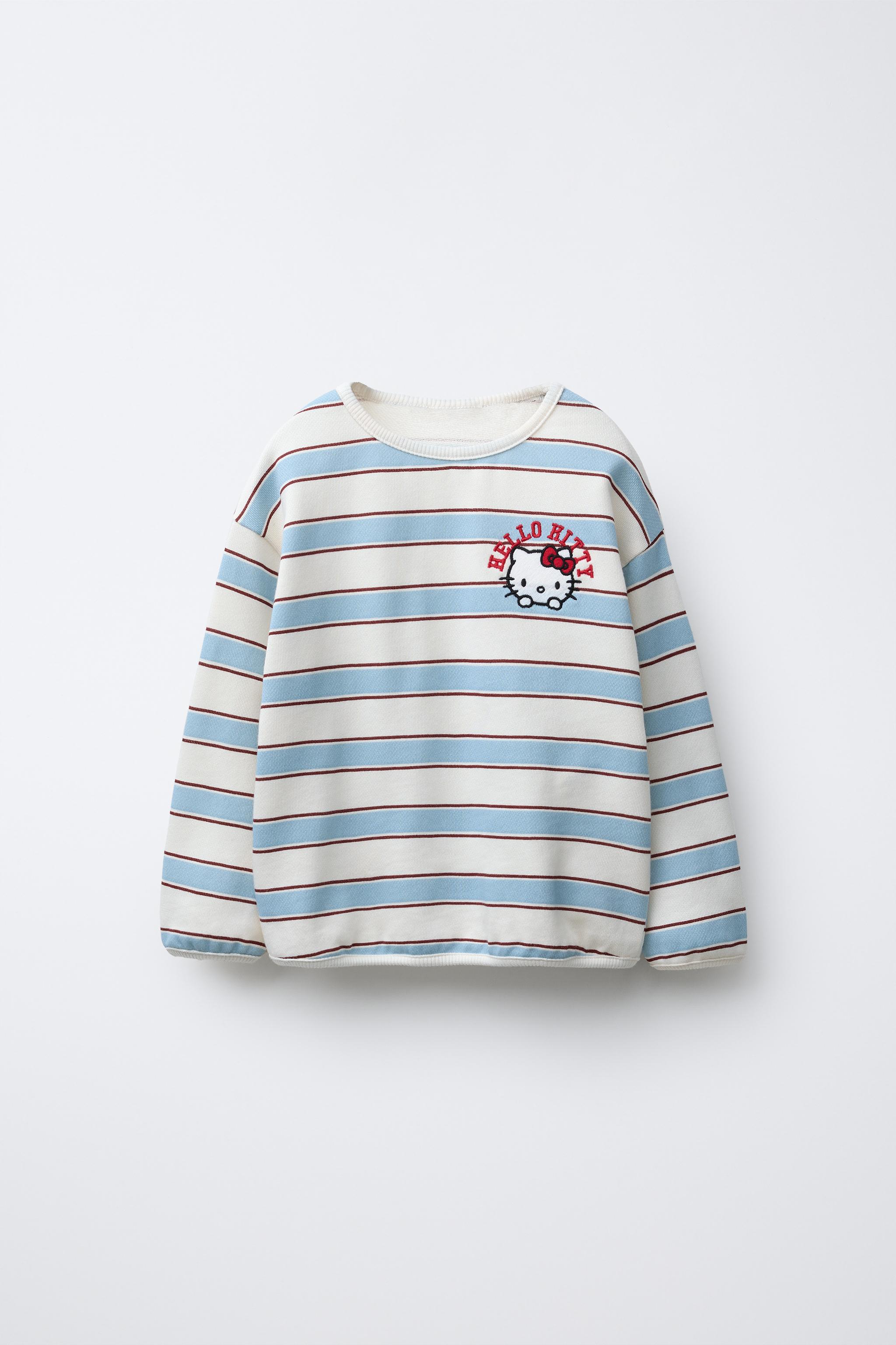 HELLO KITTY © SANRIO STRIPED PLUSH T-SHIRT