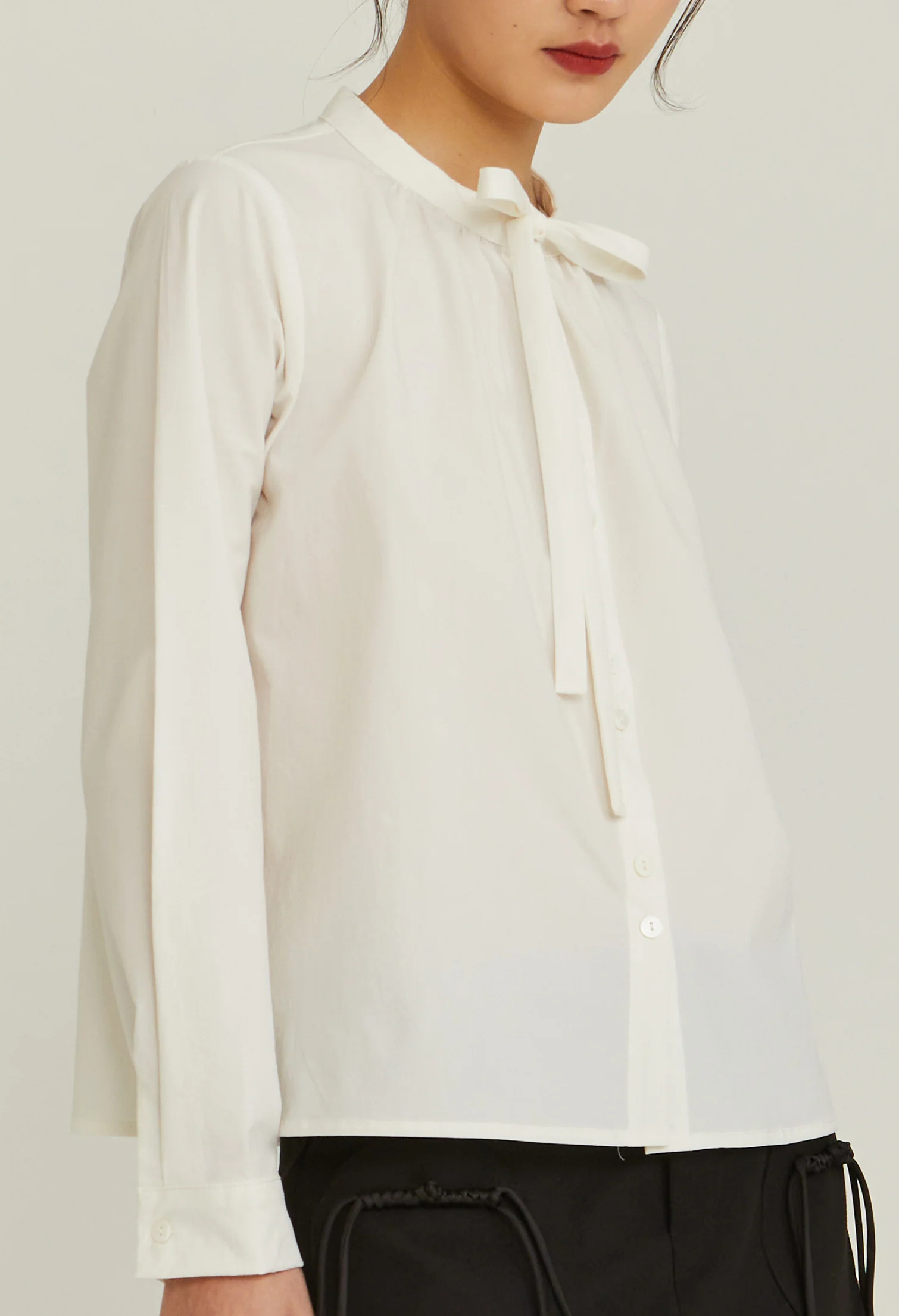 Radiant Bow Long Sleeves Top