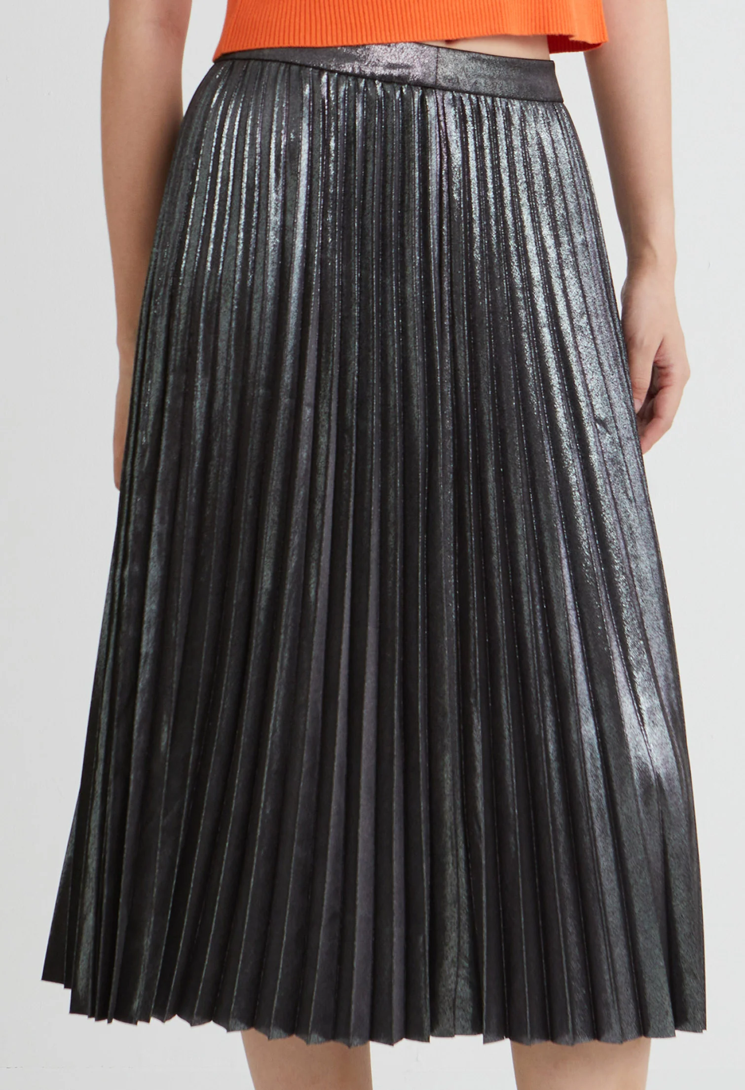 Seren Pleated Midi Skirt