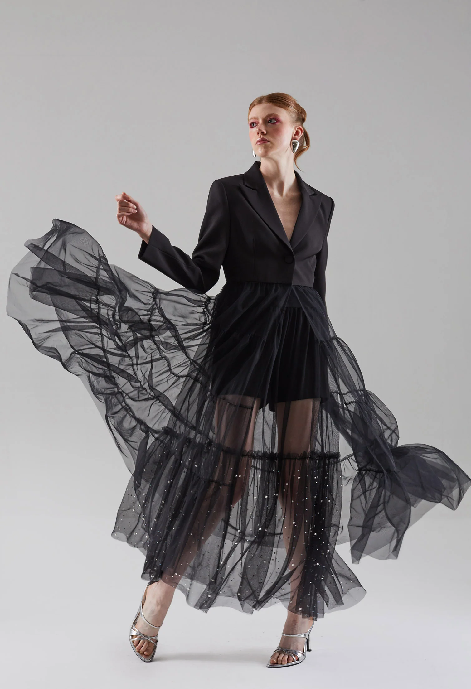 Chiffon Luxe Maxi Jacket