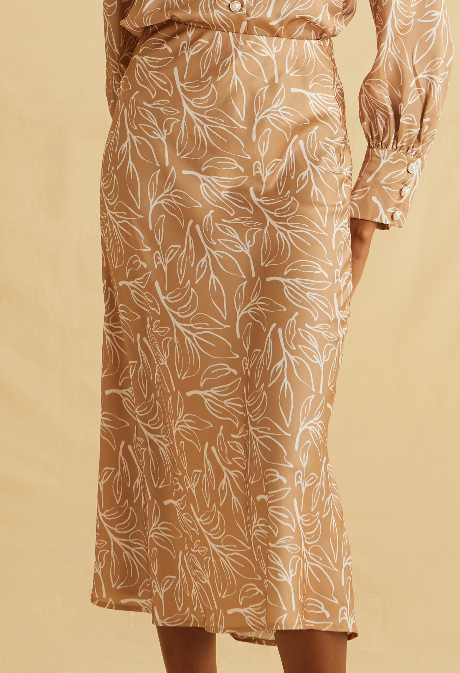 Pastel Bloom Midi Skirts