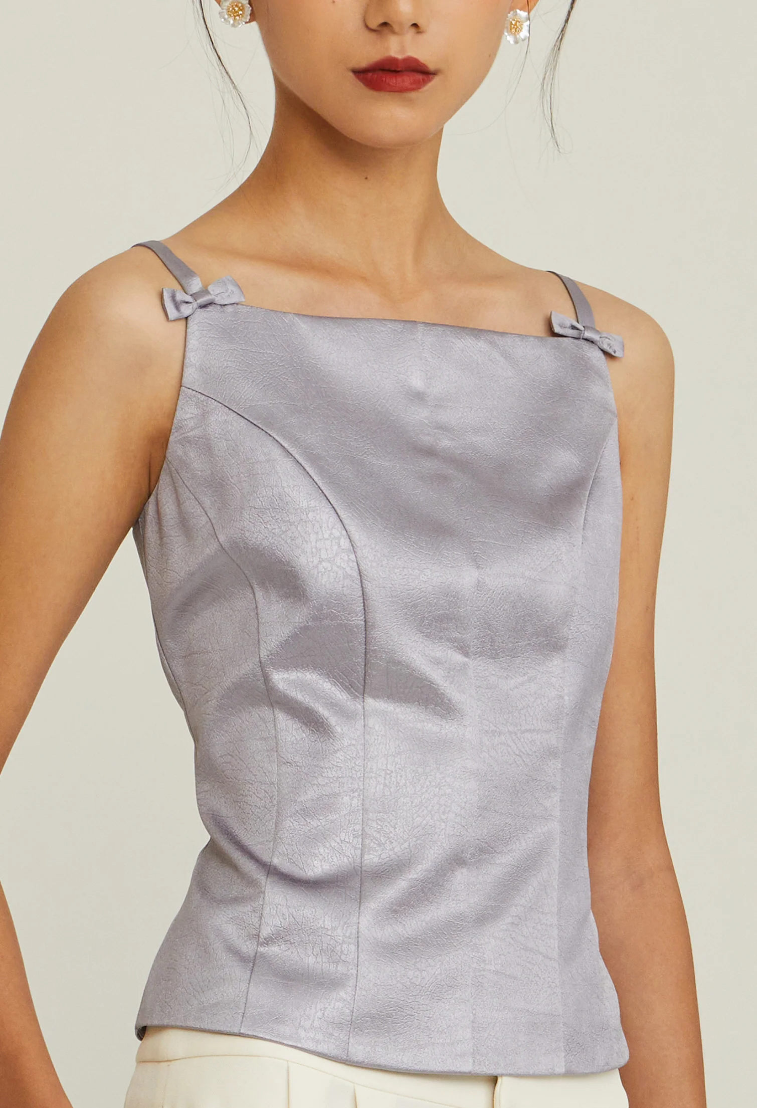 Eternal Bow Sleeveless Top