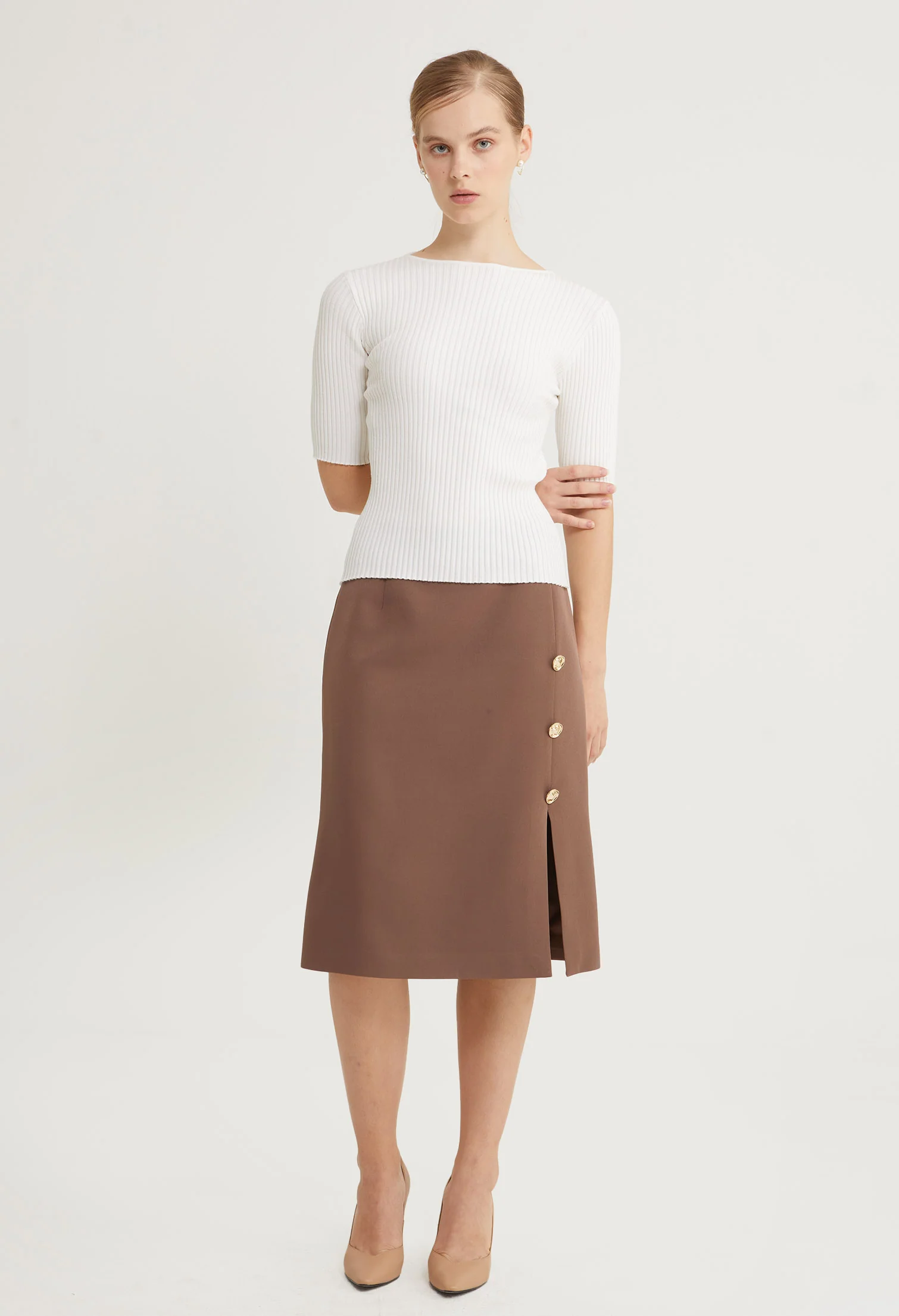 Balmy Tight Fit Slip-On Top