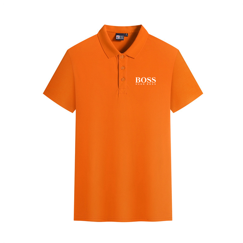 Summer casual healthy breathable short-sleeved polo shirt