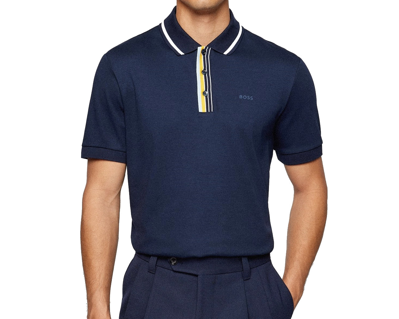 50471703 Paay 157 Regular Fit Polo Shirt Blue