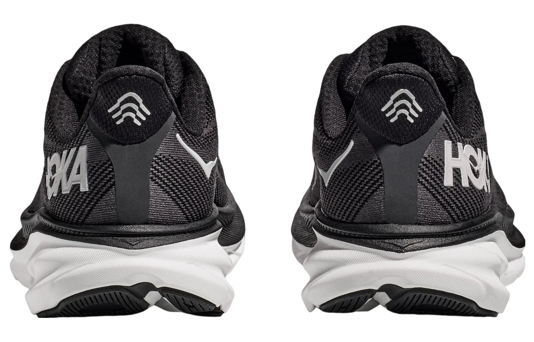 Clifton 9 2E Wide 'Black White' 1132210-BWHT