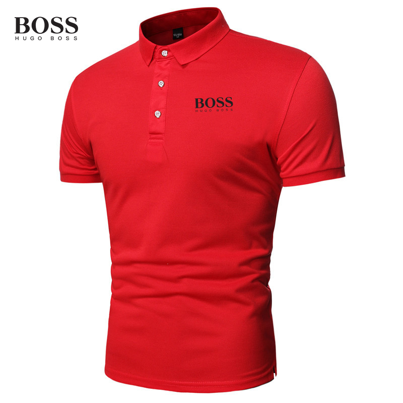Button Stand Collar Short Sleeve Polo
