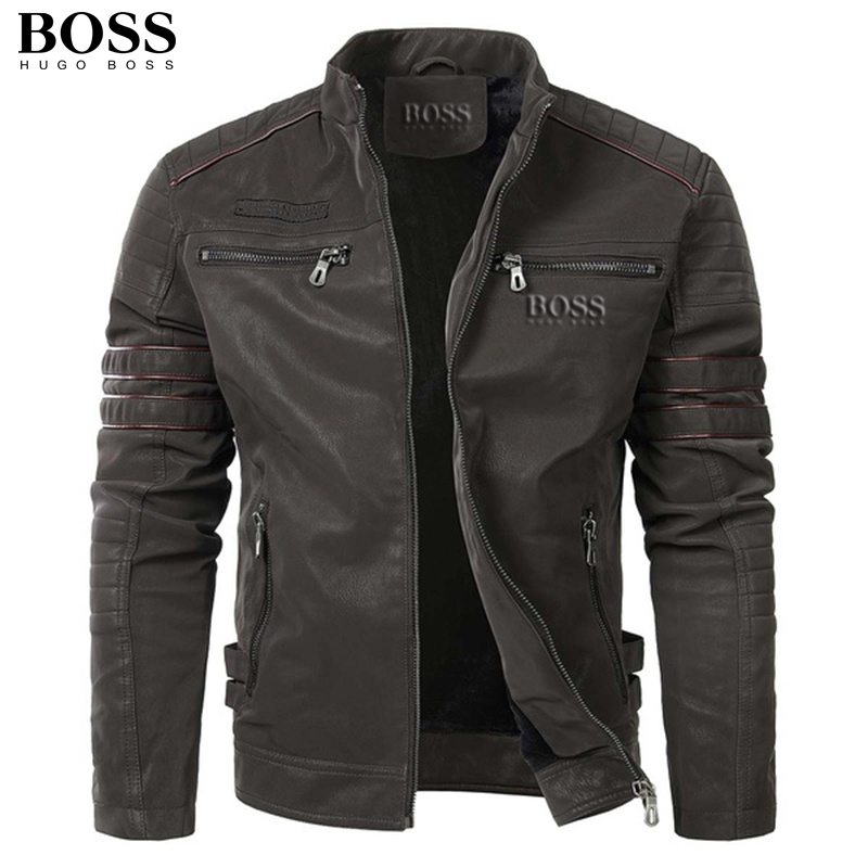 Men’s main  embroidered leather jackets, best-selling leather