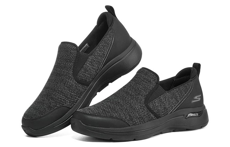 Go Walk Arch Fit Low-top Loafers Black 216183-BBK