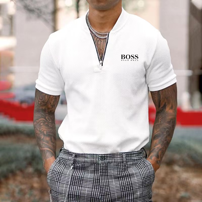 Men's Casual Short Sleeve Polo Shirt