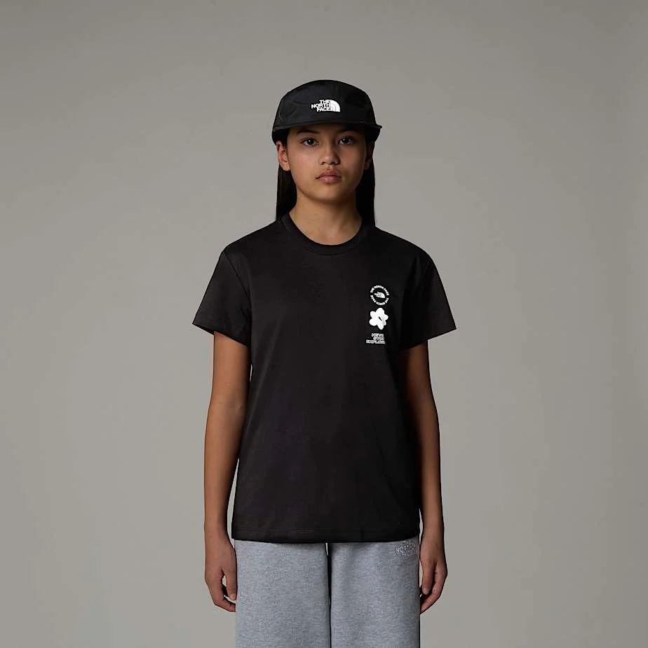 Girls' Flower Graphic Relaxed T-Shirt