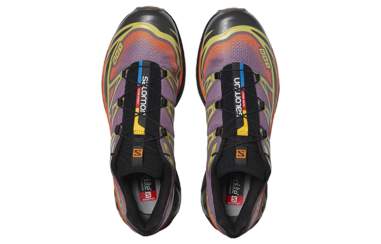 'Grey Orange Purple' Hiking Shoes