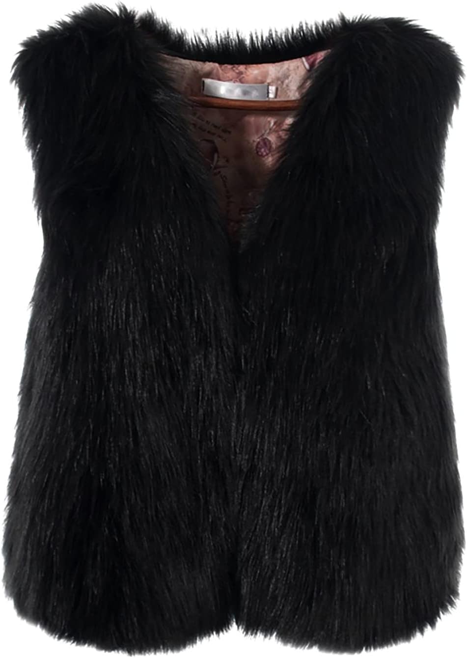 COTECRAM Womens Fuzzy Sherpa Fleece Jacket Lightweight Vest Casual Cozy Sleeveless Cardigan Coats Zipper Waistcoat Outerwear