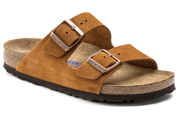 Arizona Series Cowhide Suede Light Nrown Version Sandals 1009526