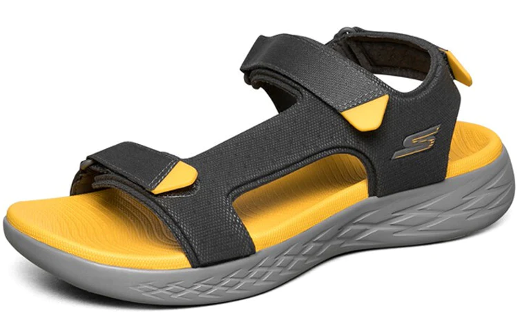 Lightweight Cozy Outdoor Beach Sports Sandals Yellow 55383-CCYL