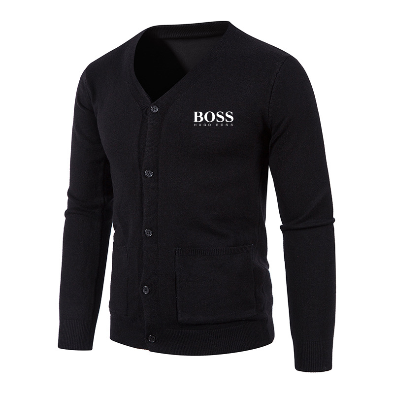 Men's V Neck Slim Fashion Sweater