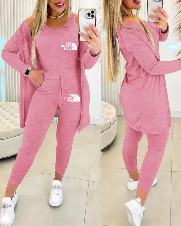 New Women's Clothing 3-Piece Set (Jacket + Vest + Pants)