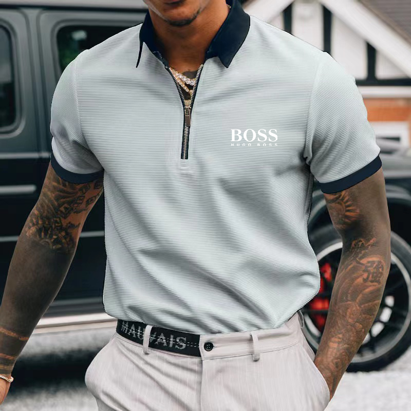 Men's Casual Short Sleeve Polo Shirt