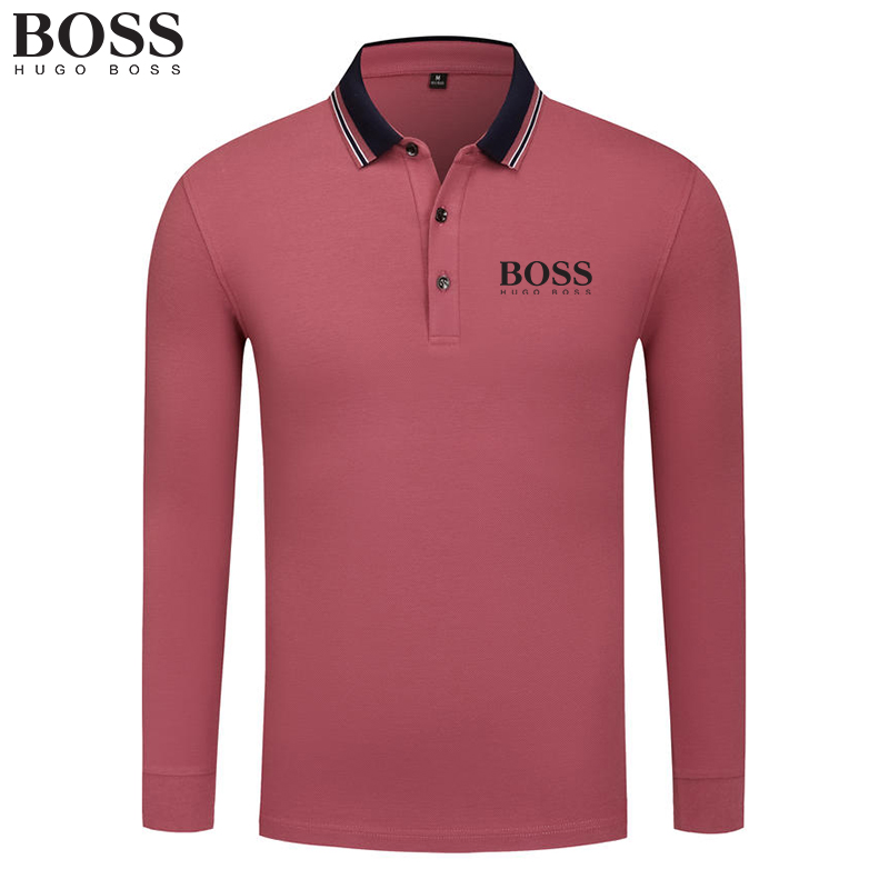 Men Long Sleeve T-Shirt POLO Shirt for Spring Autumn