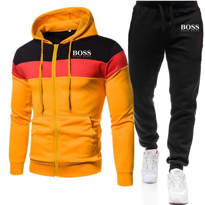 Men's fleece soft casual sportswear