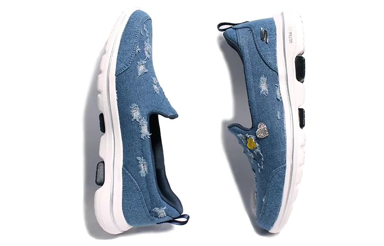 (WMNS) Go Walk 5-Denim Attraction 124212-DEN