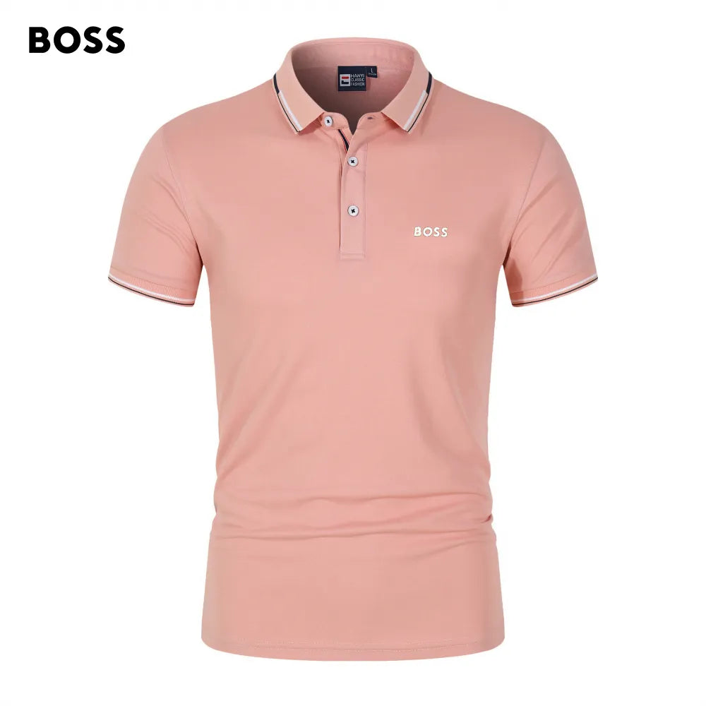 Men's plus size polo shirt