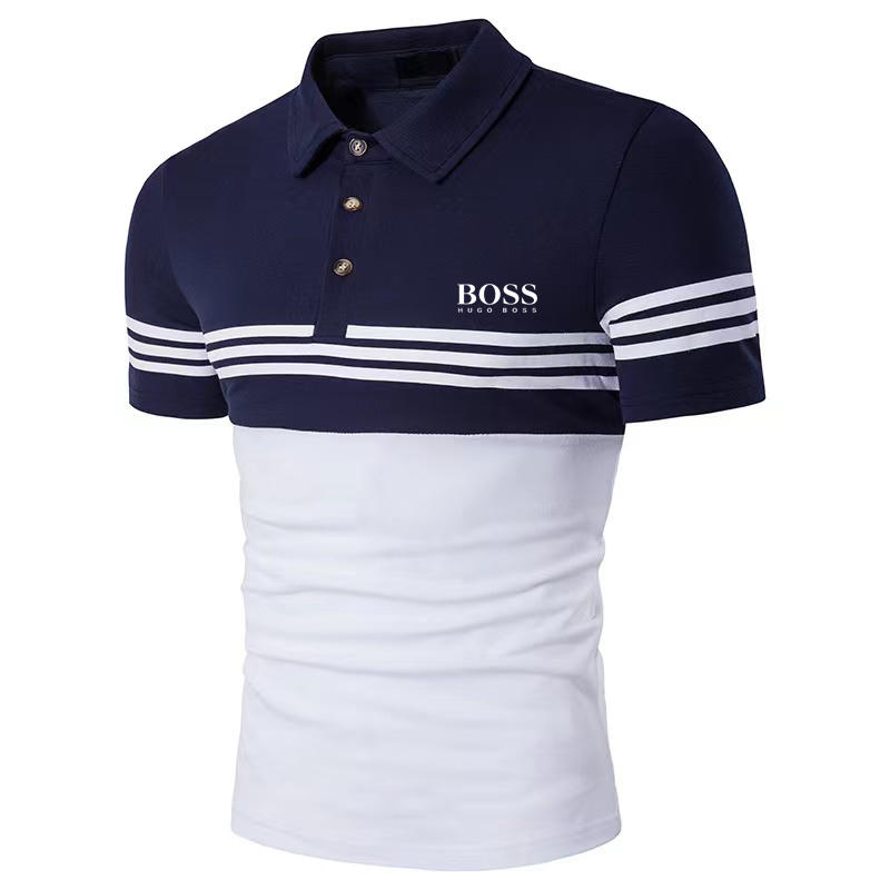 Men's casual short-sleeved polo shirt