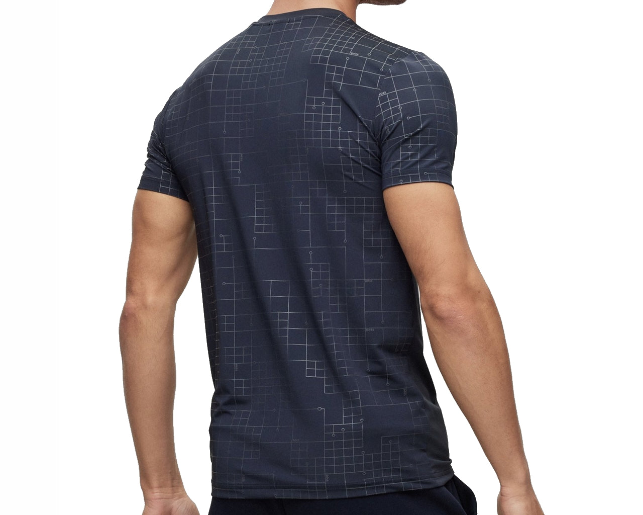 50477170 Tee Active Crew Neck T-Shirt Navy