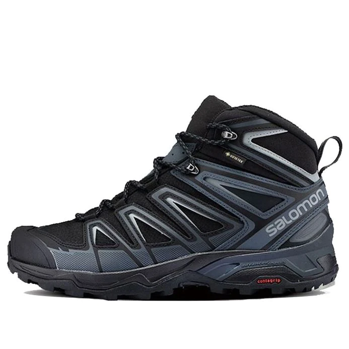 Wide Mid 'Black Grey' Hiking Shoes