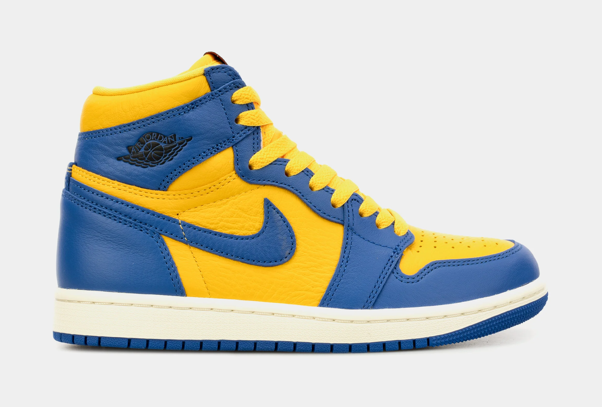 Retro High Shoes (Yellow/Blue)