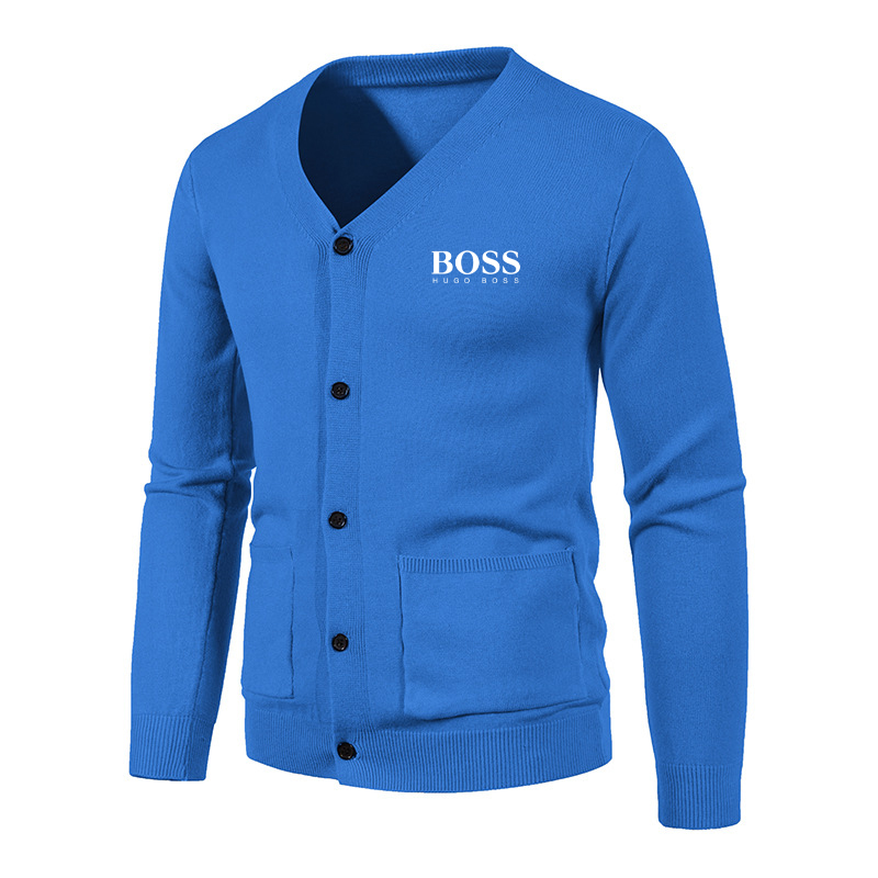 Men's V Neck Slim Fashion Sweater