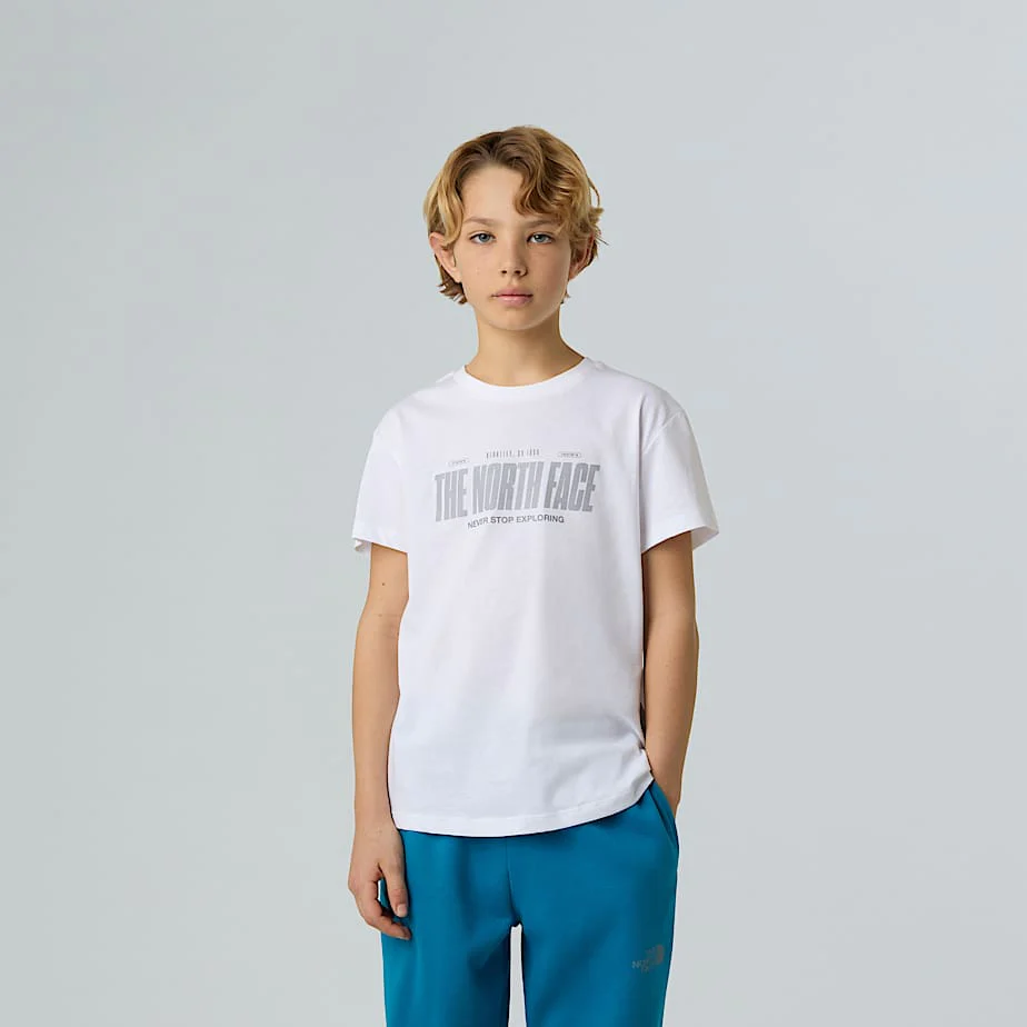 Boys' Reflective Logo Relaxed T-Shirt