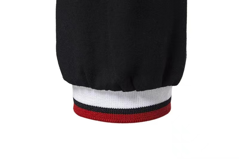 Men's Casual Color Block Long Sleeve Polo Shirt