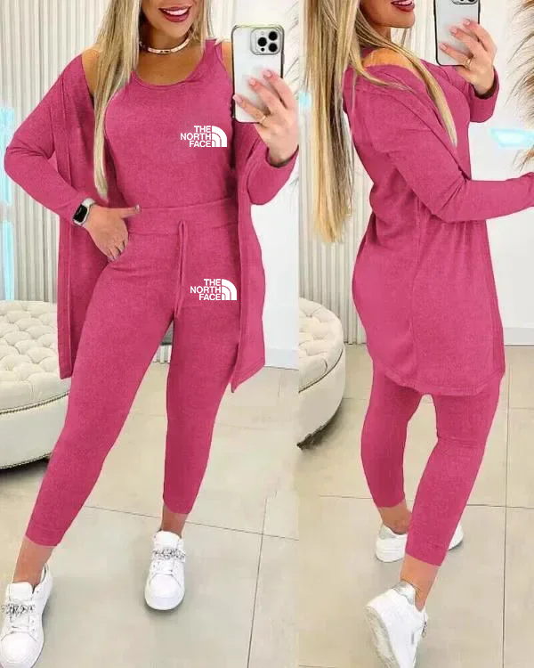 New Women's Clothing 3-Piece Set (Jacket + Vest + Pants)