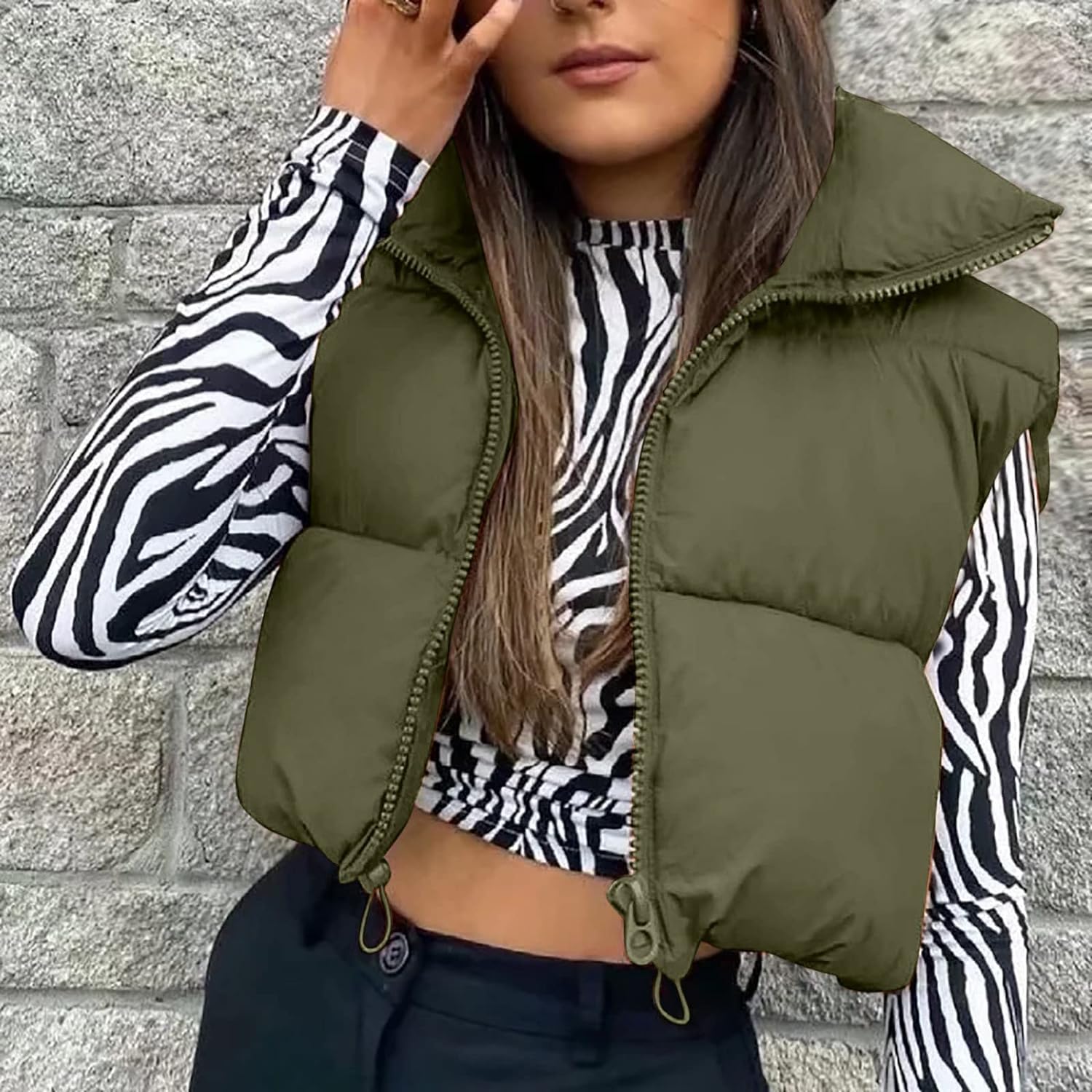 COTECRAM Womens Fuzzy Sherpa Fleece Jacket Lightweight Vest Casual Cozy Sleeveless Cardigan Coats Zipper Waistcoat Outerwear