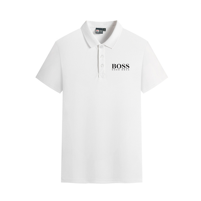 Summer casual healthy breathable short-sleeved polo shirt