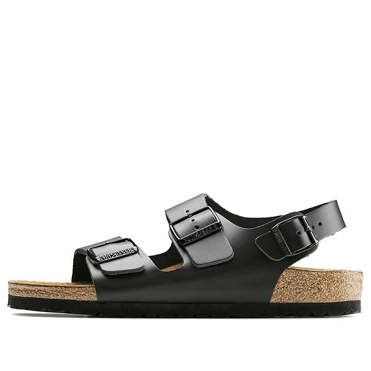 Milano Series Cowhide Sandals Black Version Unisex 34191