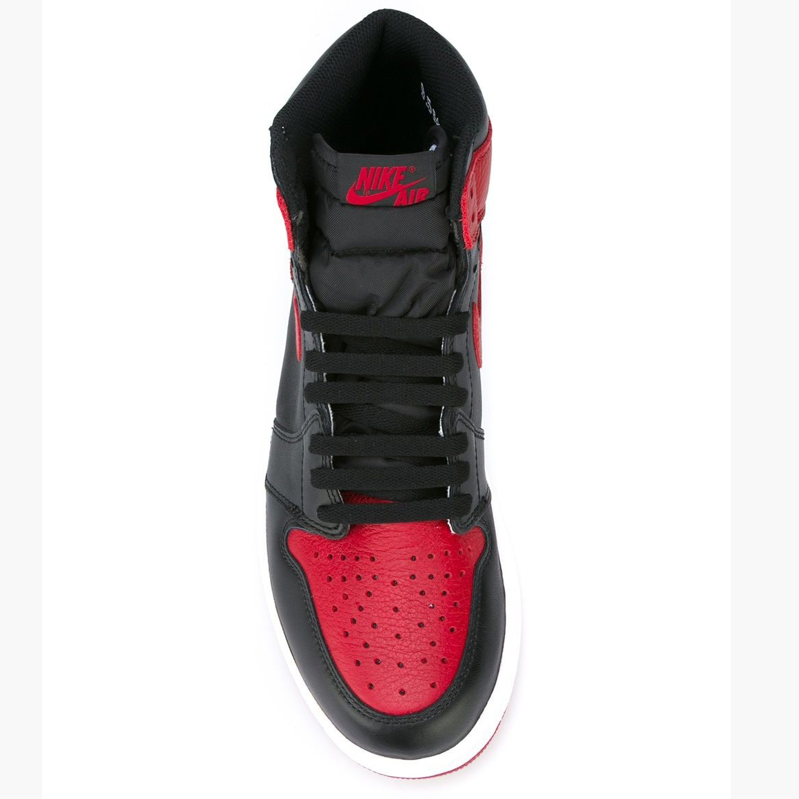 Retro Satin Bred Shoes (Black/Red)