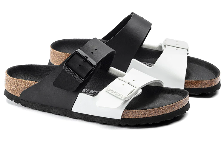 Arizona Series Fashion Black White Colorblock Version Sandals 1019703