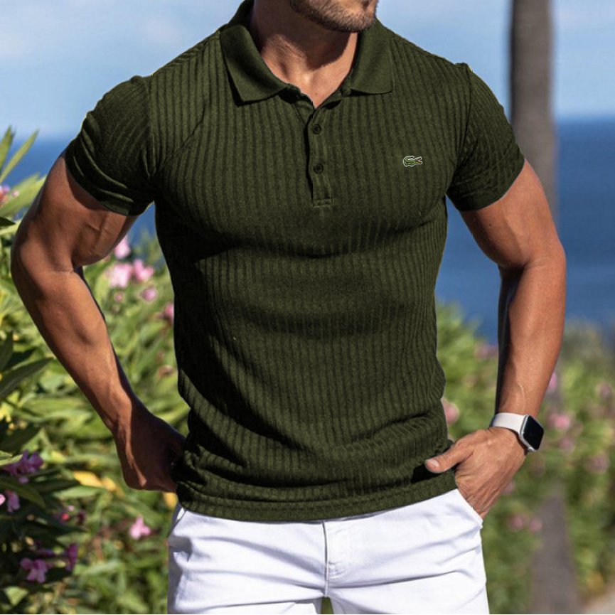 Summer short sleeves with high elastic vertical band 01