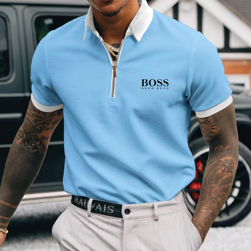 Men's Casual Short Sleeve Polo Shirt