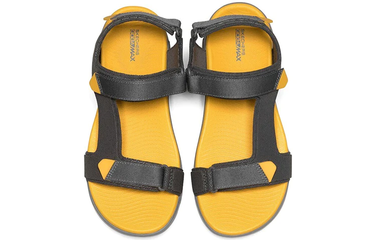Lightweight Cozy Outdoor Beach Sports Sandals Yellow 55383-CCYL