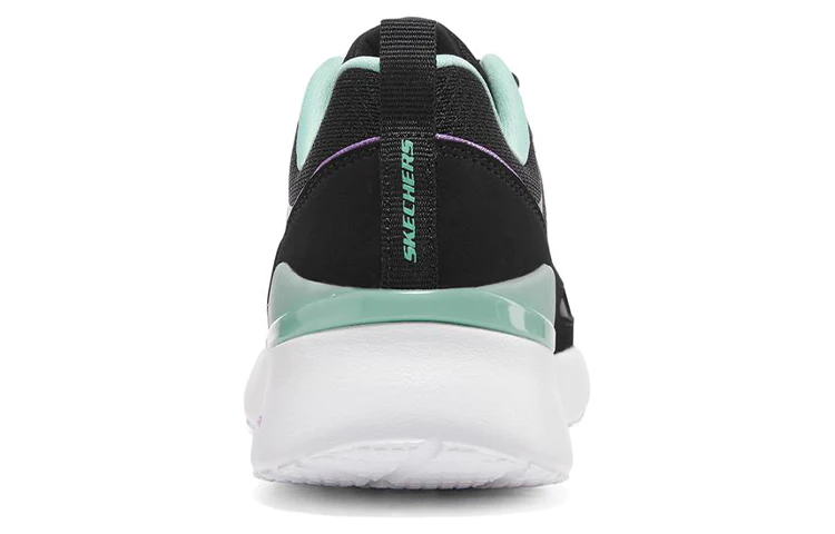 (WMNS) Skech-Air Dynamight Low-Top Black/Green 149663-BKMN