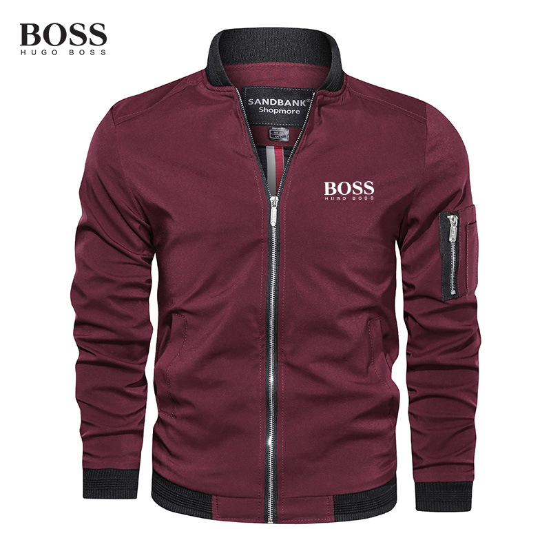 Men's Baseball Collar Casual Jacket