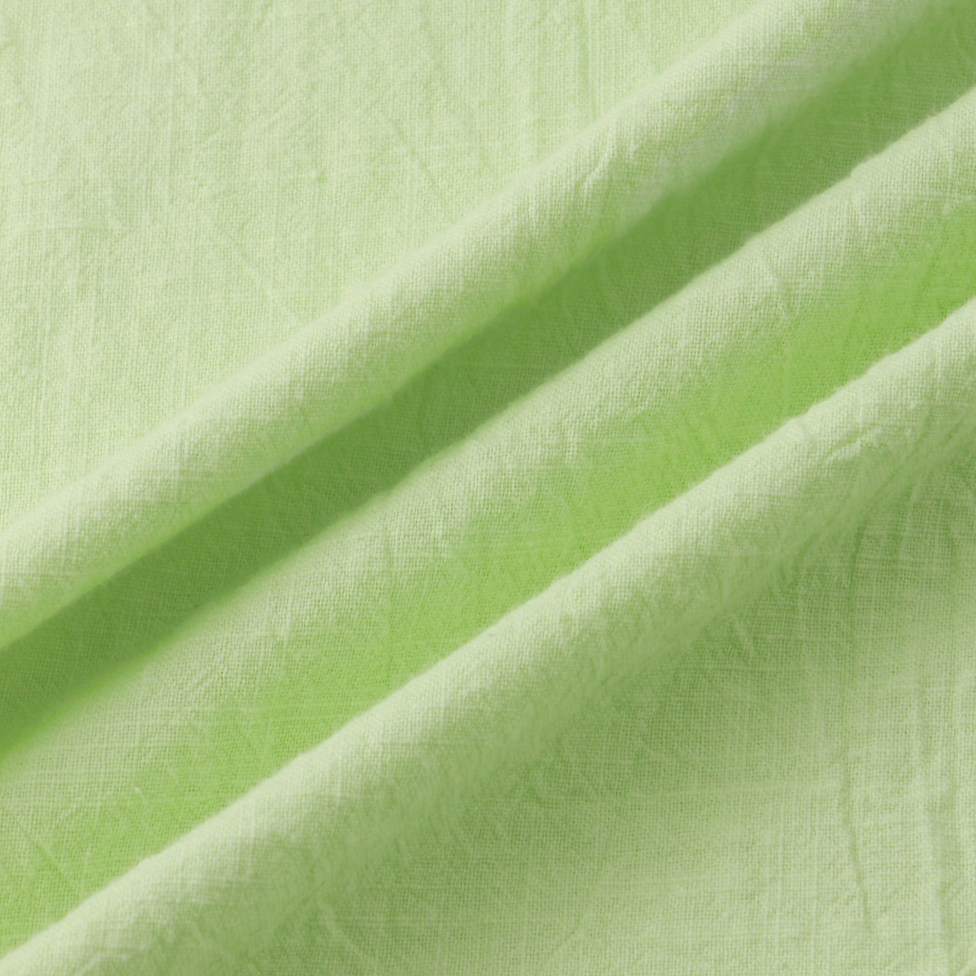 Men's Cotton Linen Stand Collar Casual Beach Short Sleeve Shirt