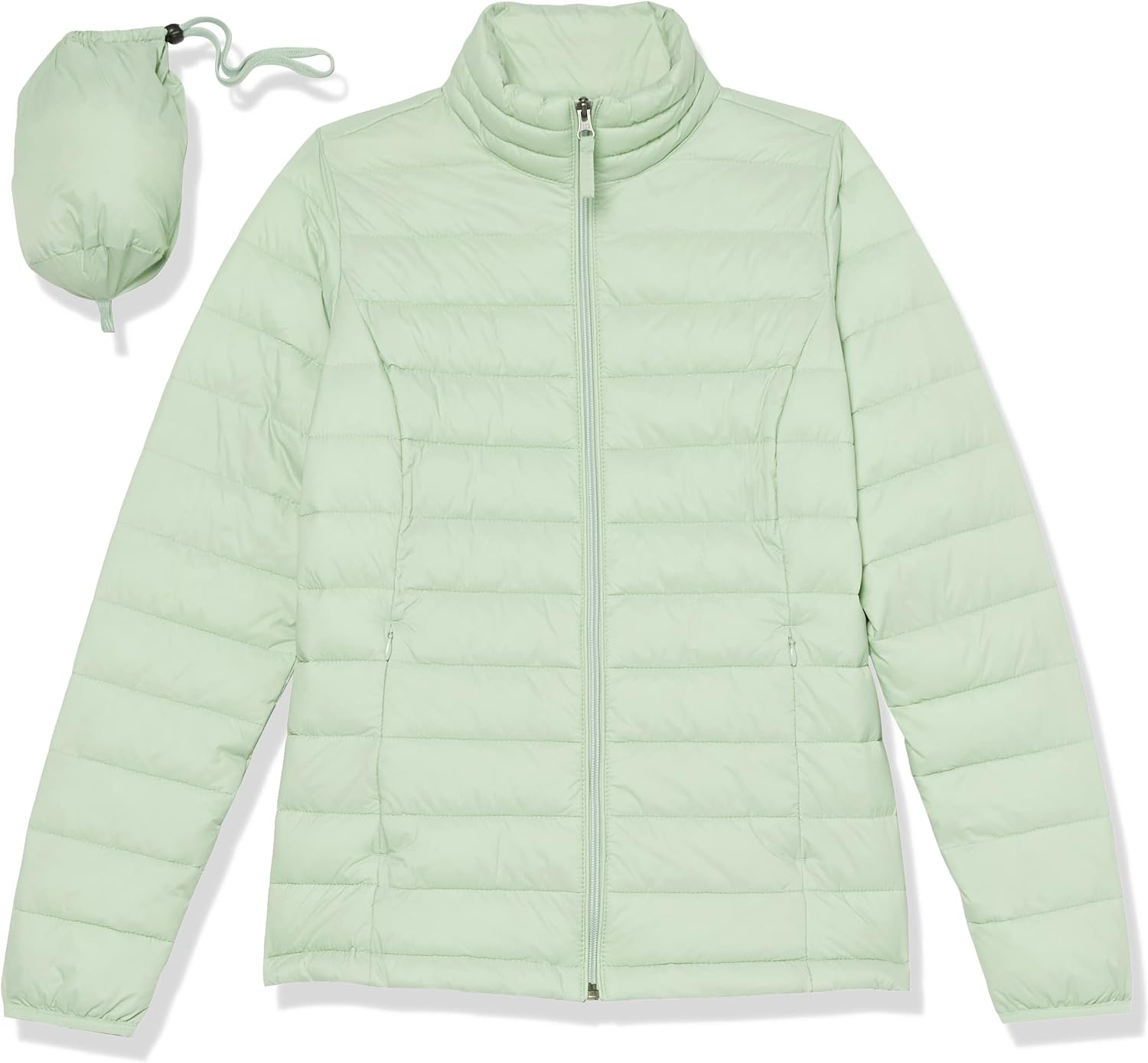 Amazon Essentials Women's Lightweight Long-Sleeve Water-Resistant Packable Puffer Jacket (Available in Plus Size)