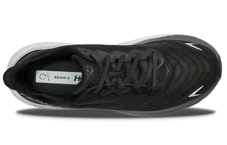 Arahi 6 2E Wide 'Black White' 1123196-BWHT