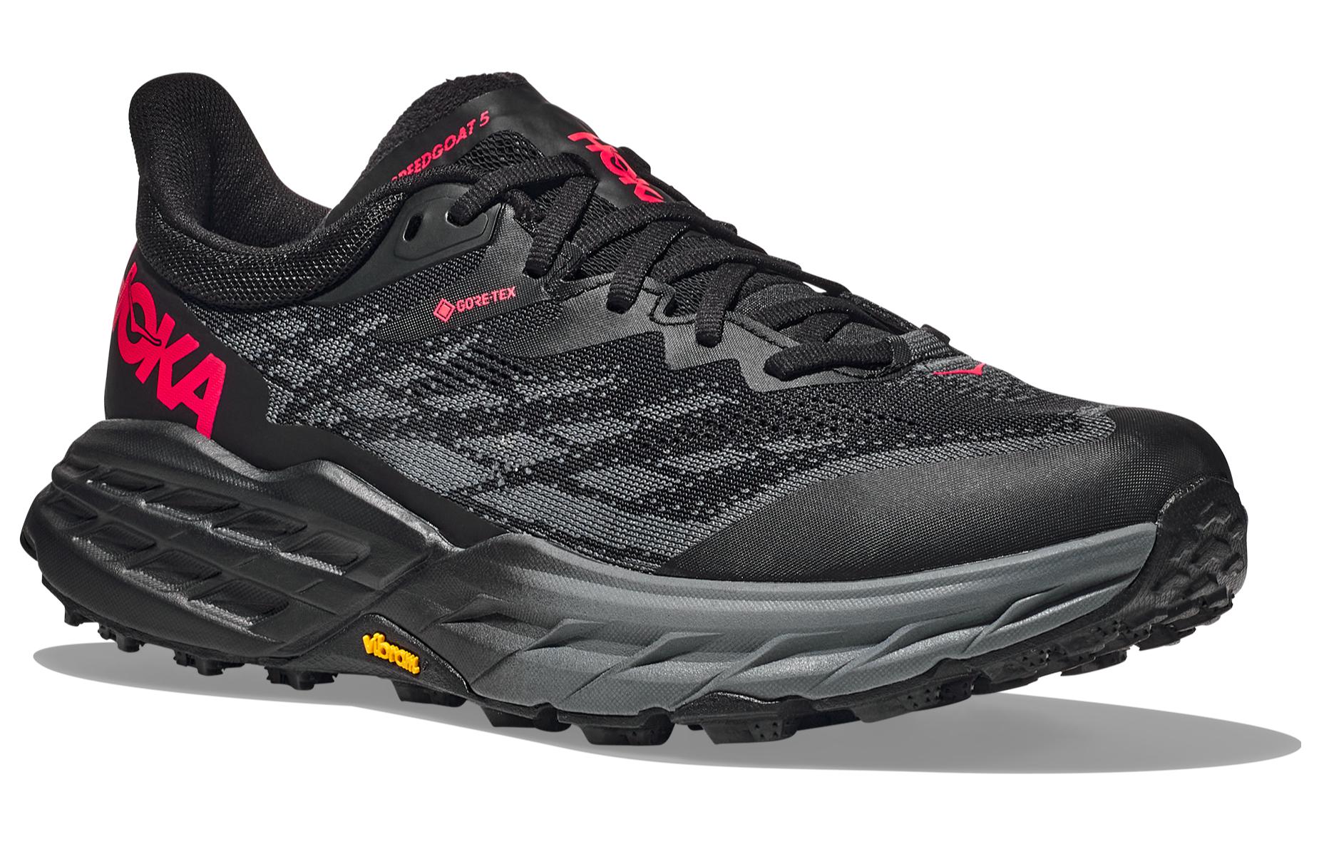 (WMNS) Speedgoat 5 GORE-TEX 'Black Red' 1127913-BBLC